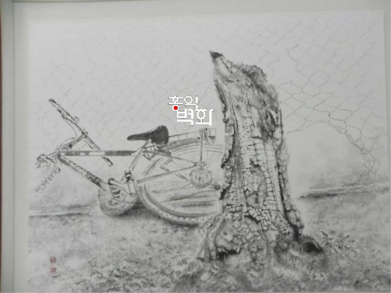 화가가 두고간 자전거