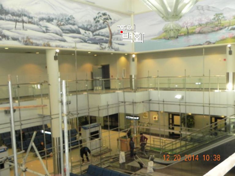오산공항 로비