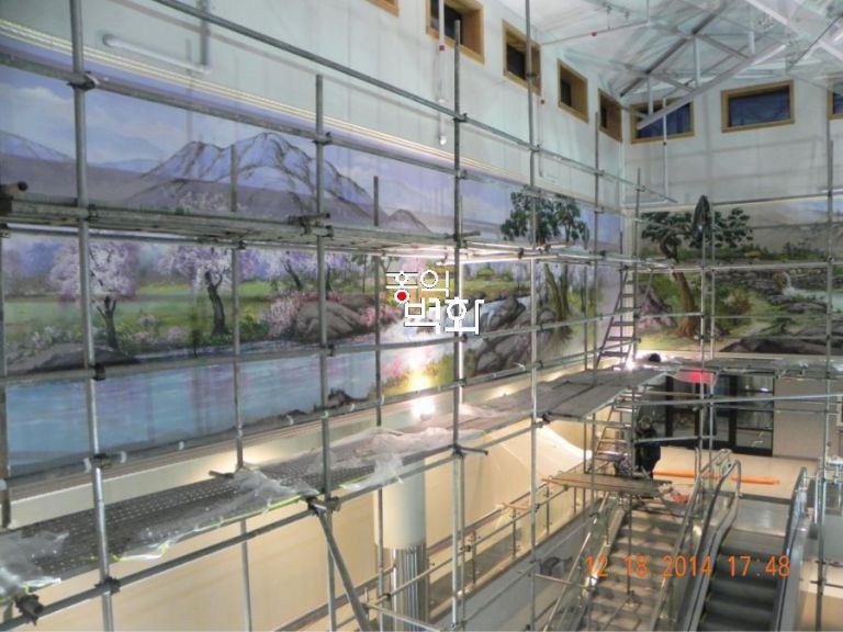 오산미군공항(한국의봄)